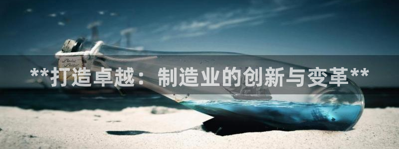 彩神8app官方下载：**打造卓越：制造业的创新与变革**