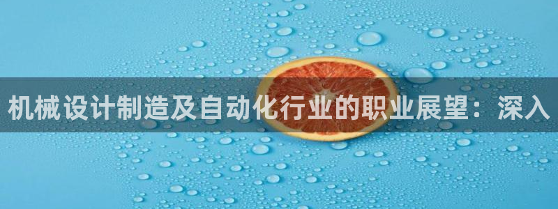 彩神赢了钱登录不上去：机械设计制造及自动化行业的职业展望：深入