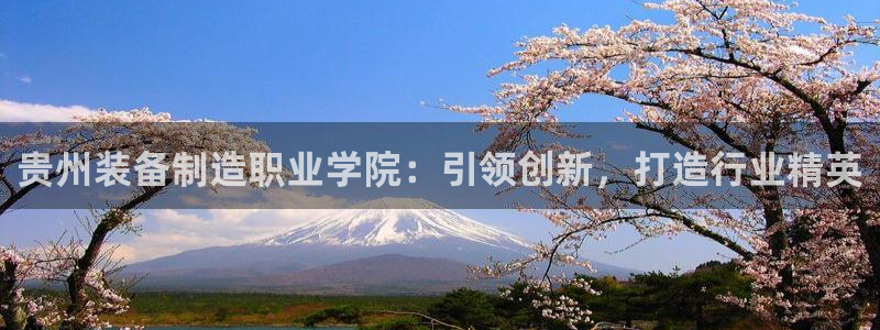 彩神8app官方下载：贵州装备制造职业学院：引领创新，打造行业精英