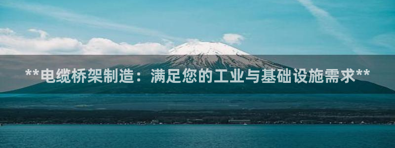 彩神ix可靠吗：**电缆桥架制造：满足您的工业与基础设施需求**