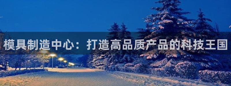 彩神官方邀请码是多少：模具制造中心：打造高品质产品的科技王国