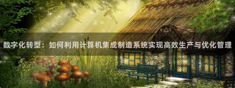 彩神vlll官方网：数字化转型：如何利用计算机集成制造系统实现高效生产与优化管理