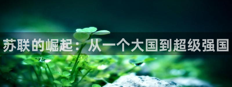 下载彩神乐发V1：苏联的崛起：从一个大国到超级强国