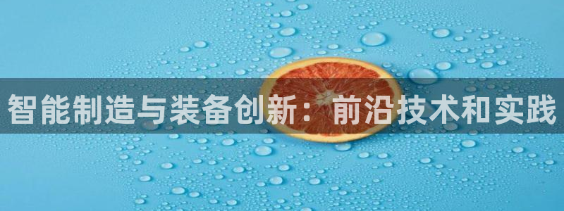 彩神8官网下：智能制造与装备创新：前沿技术和实践